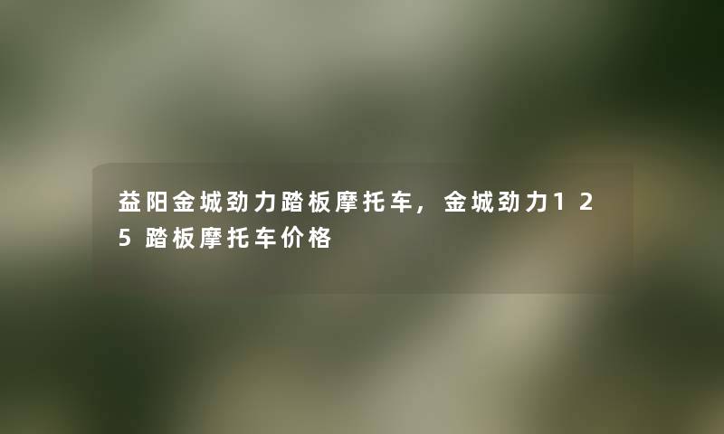 益阳金城劲力踏板摩托车,金城劲力125踏板摩托车价格 益阳金城劲力踏板摩托车,金城劲力125踏板摩托车价格